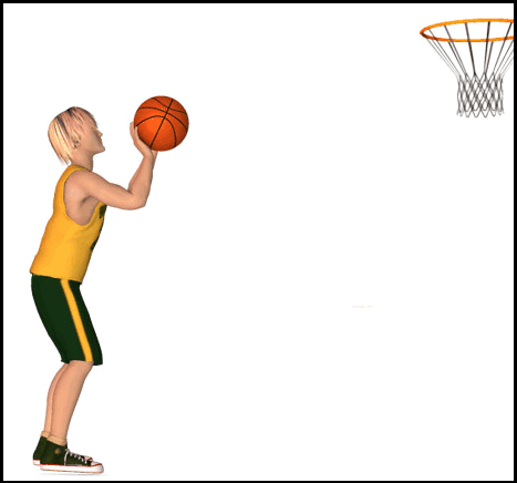 Illustration tir basket