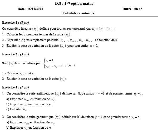 Equations et inéquations du second degré