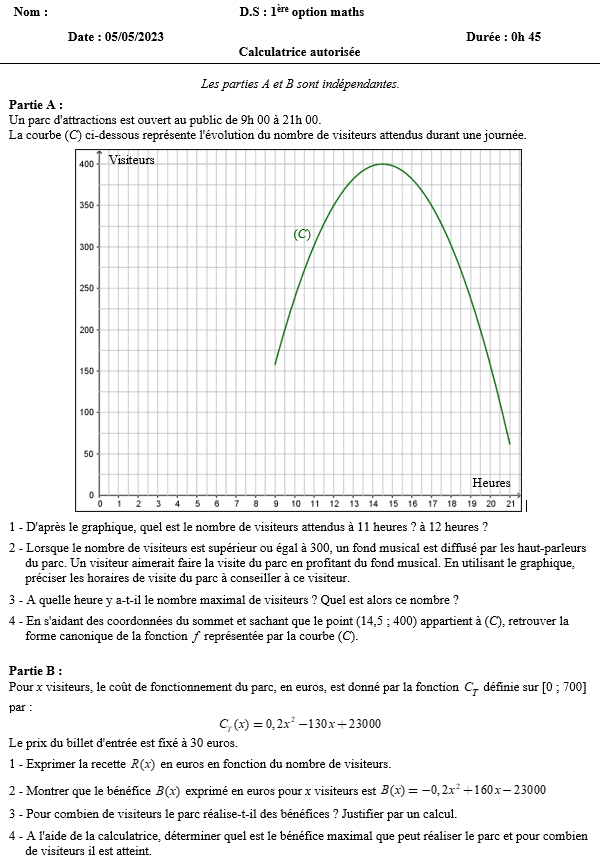 Application de la dérivation